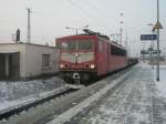 Hier 155 214-0 mit ...  Alexander Borchardt 19.12.2009