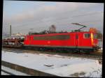 155 085 mit Gz ...  Uwe und Patrick Steffan 19.12.2009