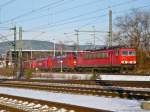 155 195-1 mit Scherenstromabnehmern ...  Kevin Schmidt 25.12.2009