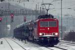 BR 155 155 191-0 in Oberhausen Osterfeld-S�d 11.1.2010