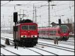 BR 155 155 134-0 im Hbf von Stralsund 