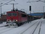 155 195 am 13.Februar 2010 bei der Durchfahrt durch Bergen/R�gen. ...
