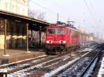 BR 155 155-011 Lz Richtung Zwickau in Altenburg am 09.03.2010
