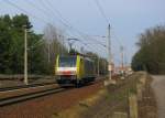 Am 18.03. kam 189 924 (f�hrt f�r?) als Leerfahrt Richtung ...
