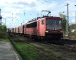 BR 155 155 214 am 10.4.10 in Duisburg-Entenfang