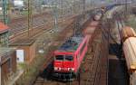 ...rollt am 13.04.10 155 070 mit einem Gz in den ...