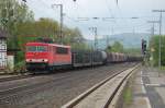 155 239-7 mit gem.G�terzug am 8.5.2010 durch Kreiensen  ...
