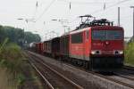 155 028-4 mit gem. Gz in Hilden am 28.04.2010  ...