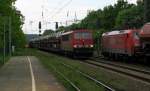 Die 189 055 begegnete dann der 155 269, welche den ...