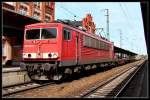 BR 155 155 039-1 durchf�hrt den Hbf Stendal.   am 09.05.09 