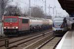 Links die 155 269-4 ...  Stephan Kemnitz 17.02.2011