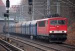 155 004-5 mit einem ...  Volker St�ckmann 16.03.2011