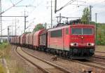 155 127-4 mit einem ...  Volker St�ckmann 02.09.2011
