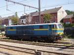 Viersystemlok 1602 der SNCB auf Rangiergleis im Bf Welkenraedt (Juni ...