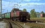 BR 160 160 007  M.-Freimann  08.10.77 ( Die Aufnahme entstand hinter der Absperrung )