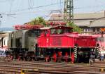 E60 10 mit E71 19 bei der Lokparade im DB ...