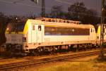 br-18-siemens-eurosprinter Der neue 1822 der Belgier steht mit weiteren Schwesterloks abgestellt in M�nchengladbach am 04.12.2009