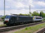 MRCE ES64F4-213 und die Belgische 1848 abgestellt in M�nchengladbach Hbf. ...