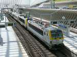 Die neue SNCB-Lok 1810 von Siemens hat soeben den Testzug ...