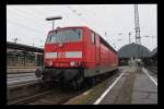 BR 181 Lokportraits 181 205-6 steht am 05.02.10 in Karlsruhe Hbf.