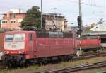 BR 181 Lokportraits 181 213-0 'Saar 181er' hat am 14.10.2009 einen IC aus Luxemburg gebracht und rangiert jetzt am Kobelenzer Hauptbahnhof zum abstellen.