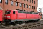 DB 181 207-2 abgestellt ...  Daniel Michler 29.01.2012