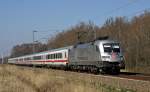 182 004-2 im hochwertigen IC-Dienst mit IC 1807 von Flensburg ... 182 004-2 im hochwertigen IC-Dienst mit IC 1807 von Flensburg ...