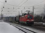 Die 182 014 am ...  Christian Maier 22.12.2009