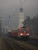 182-010 mit GZ am 5.12.2009 in Wernstein am Inn ... 182-010 mit GZ am 5.12.2009 in Wernstein am Inn ...