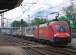 Die mittlerweile selten in �sterreich anzutreffende DB 182er Reihe ist ...