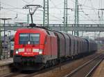BR 182 182 011 am 27.10.2008 bei der Durchfahrt durch Plattling.