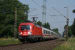182 007-5 mit einem IC in Solingen Hbf am 23.06.2010 ... 182 007-5 mit einem IC in Solingen Hbf am 23.06.2010 ...