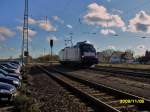 Hier f�hrt eine Schwarze Dispolok ( ES 64 U2 - ...