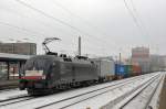 Die U2 nach Riem (16.01.10/M�nchen Ost)  ...