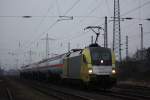 ES 64 U2-012 (i.E. f�r TXL) am 30.1.12 mit dem ...