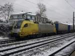 br-182-private Nach dem TEE aus Bischofshofen und dem DB - �BB Eurocity war ein 
Standortwechsel nach Trudering m�glich. Dort konnte ich ES 64 U2-012 mit Ihrem G�terzug fotografieren.
