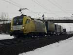 ES 64 U2 011 mit Gz, zwischen Gem�nden (Main) und ...