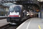 ES 64 U2-001 + ES 64 U2-017 mit einem Ersatzzug ...