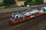 Lokportrait von 183 001. Schwandorf, 25.06.2010.  ...