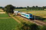 183 002 (Arriva) mit ...  Mirko Kiefer 03.08.2010