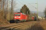 DB 185 073-4 in Bad Honnef am 1.2.2012  ...