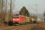 DB 185 074-2 in Bad Honnef am 1.2.2012  ...