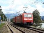 185 011-4 LZ kurz nach Kufstein richtung Rosenheim.08.09.2008  ...