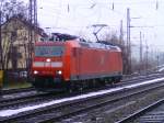 185-123 am 3.2.10 als LZ in Saarlouis Hbf.  ...