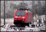 185 173-2 als Tfzf aus Mukran. Stralsund- Franzensh�he am ...