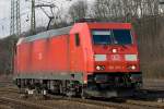 BR 185 Lokportaits 20. Februar 2010 H�he Einfahrt Gnf K�ln-Gremberg
DB
185 376-1