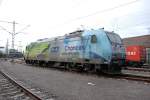 BR 185 152-6 abgestellt im B�blinger Bahnhof am 24.02.2010  ...