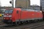 185 002 (ex Bombadier)durchf�hrt am 27.2.10 D�sseldorf-Rath  ...