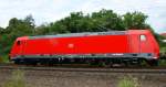 185 374-6 steht kurz vor Fulda an einen Roten Signal ...