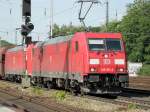 BR 185 Lokportaits 185 371-2 und 185 ???-? fahren durch den Bahnhof K�ln West am 22.5.10